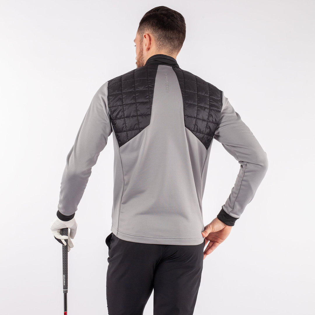 Damian is a Insulating golf mid layer for Men in the color Sharkskin(3)