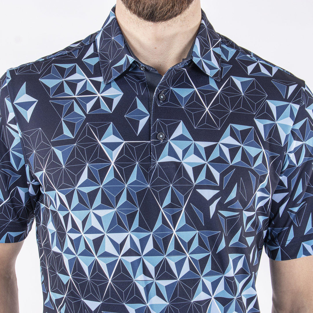 Makai is a Breathable short sleeve shirt for Men in the color Navy(4)