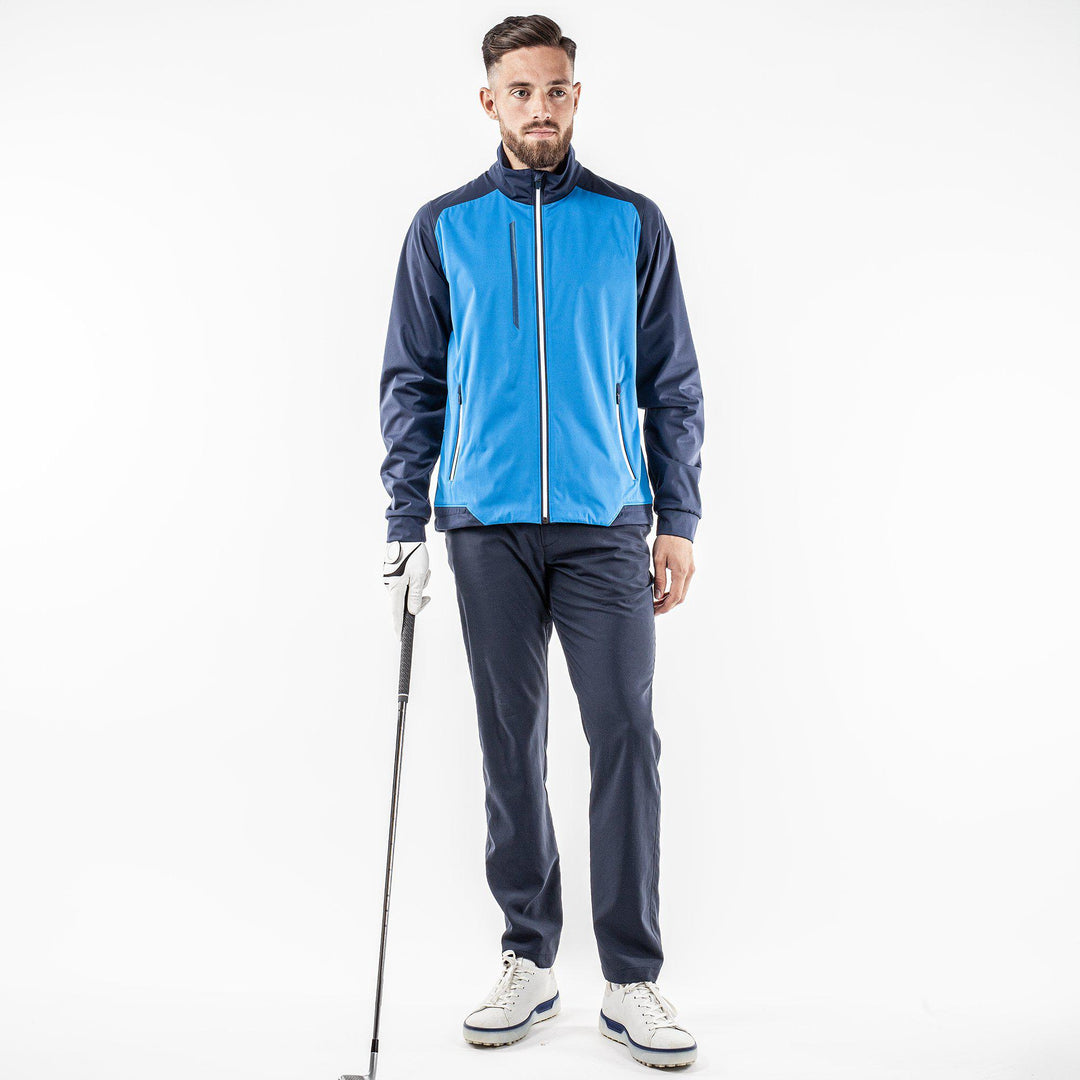 Lyle is a Windproof and water repellent golf jacket for Men in the color Blue(2)
