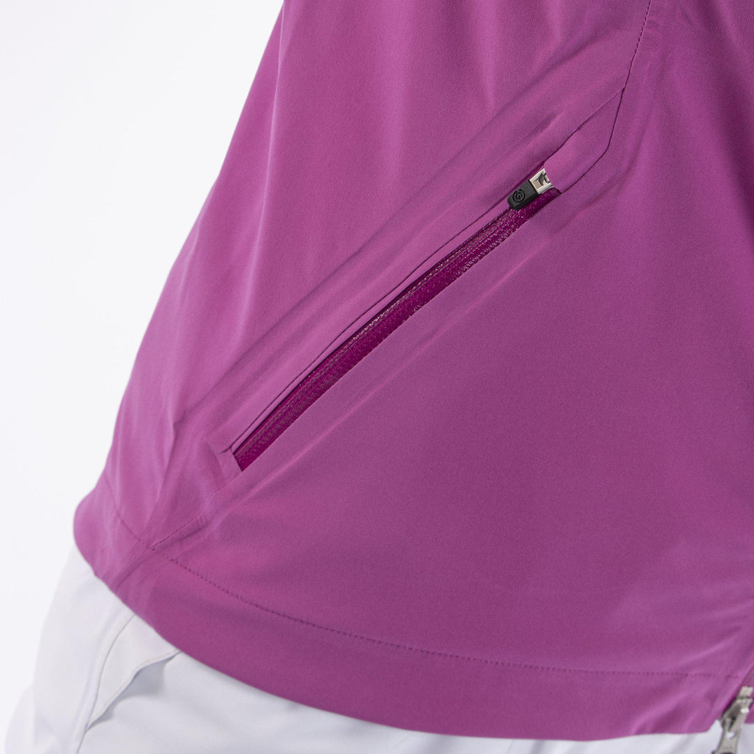 Adele is a Waterproof golf jacket for Women in the color Amazing Pink(5)