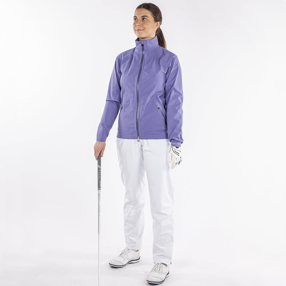 Adele is a Waterproof golf jacket for Women in the color Sugar Coral(1)