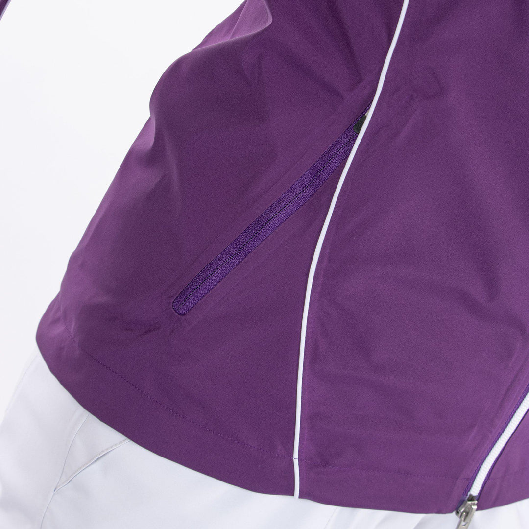 Arissa is a Waterproof golf jacket for Women in the color Imaginary Pink(4)