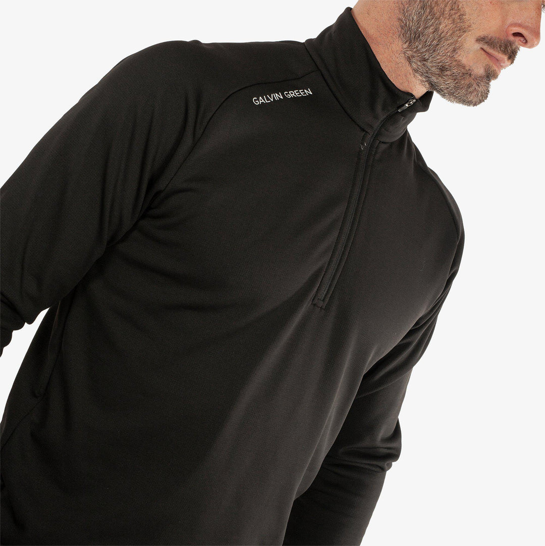 Drake is a Insulating golf mid layer for Men in the color Black(3)