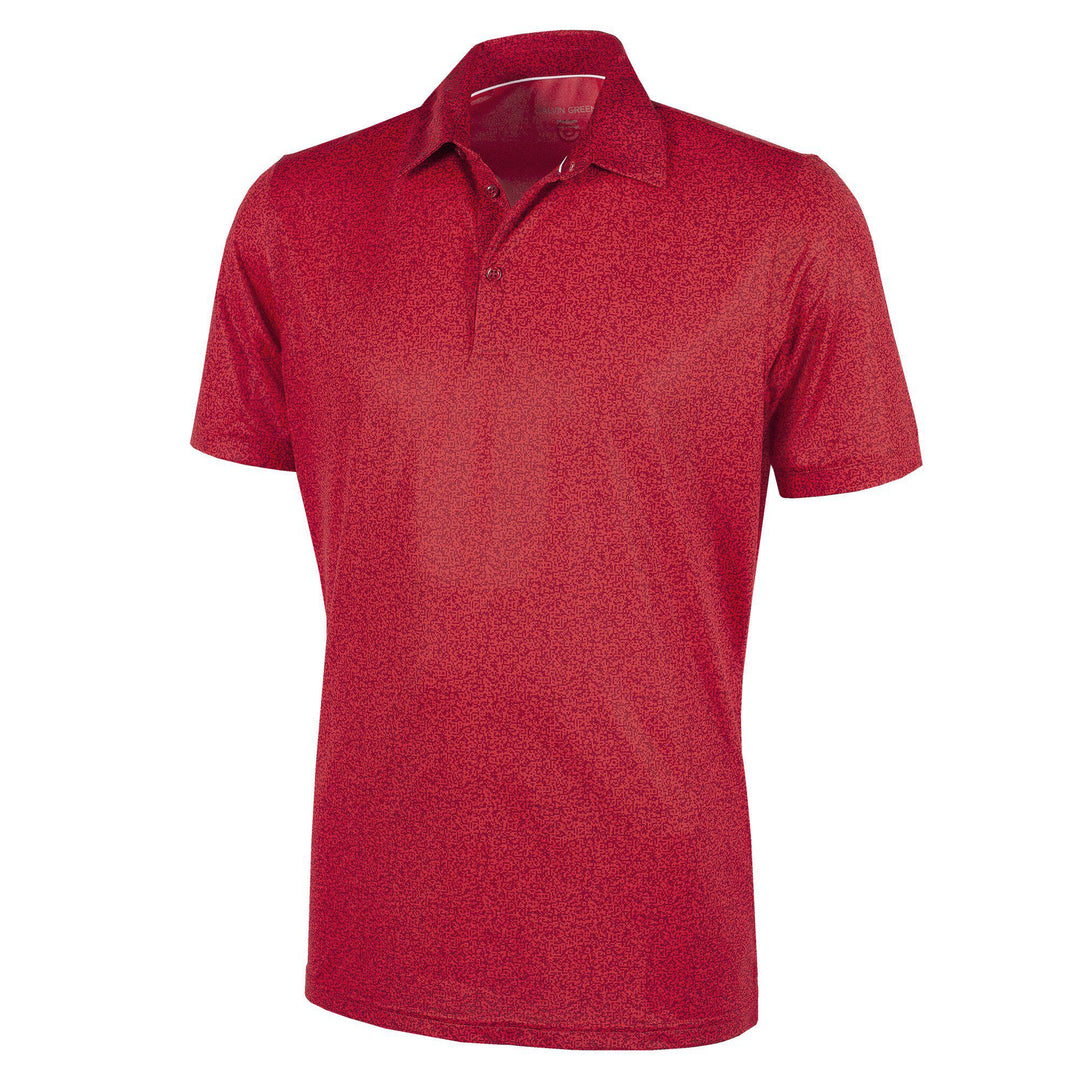 Marco is a Breathable short sleeve golf shirt for Men in the color Red(0)