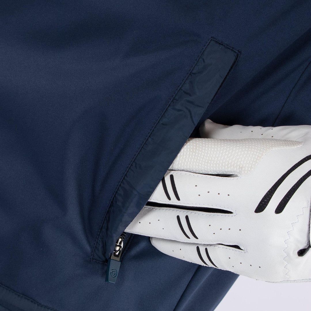 Liam is a Windproof and water repellent golf jacket for Men in the color Navy(4)