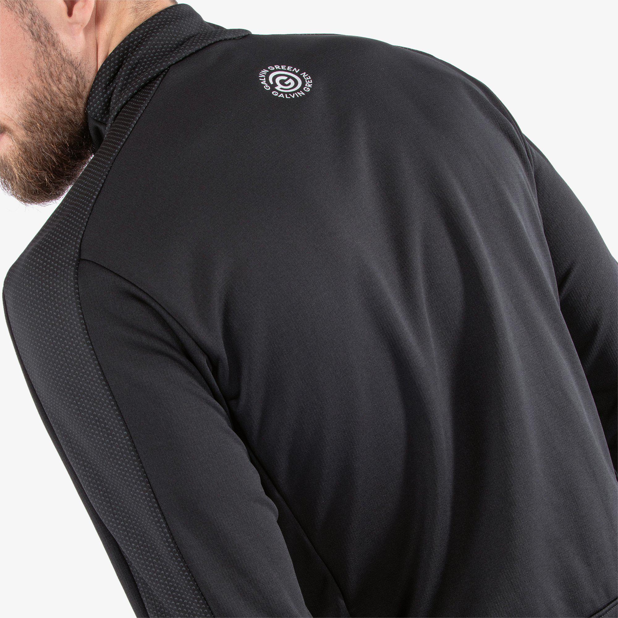 Dawson Insulating golf mid layer Black Galvin Green