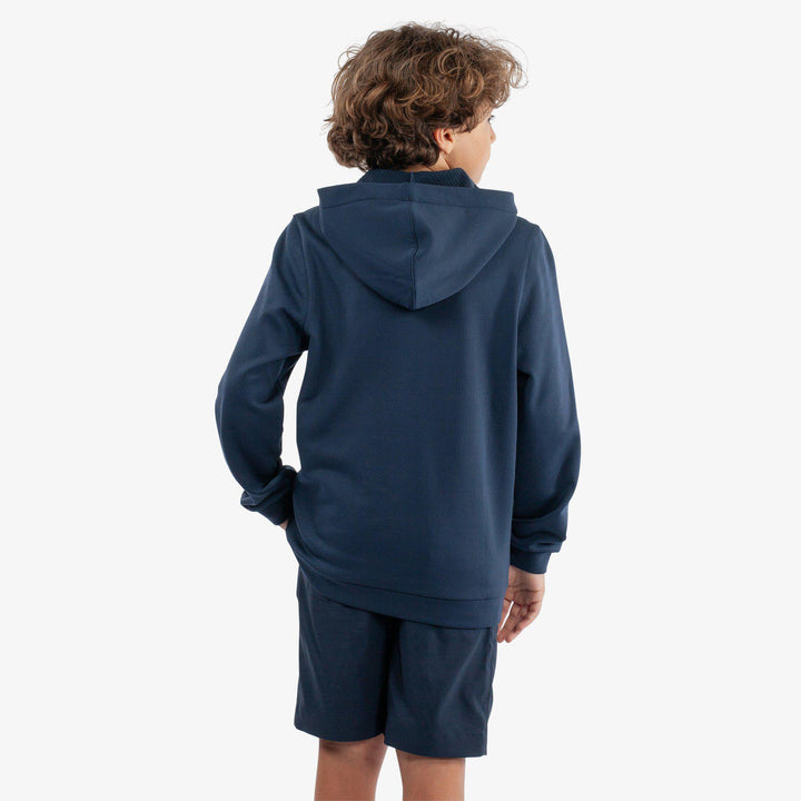 Rico is a Insulating golf sweatshirt for Juniors in the color Navy(4)