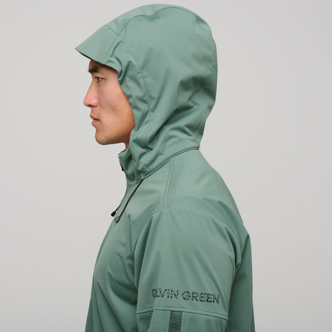 Luke is a Windbreaker jacket for Men in the color Duck Green(4)