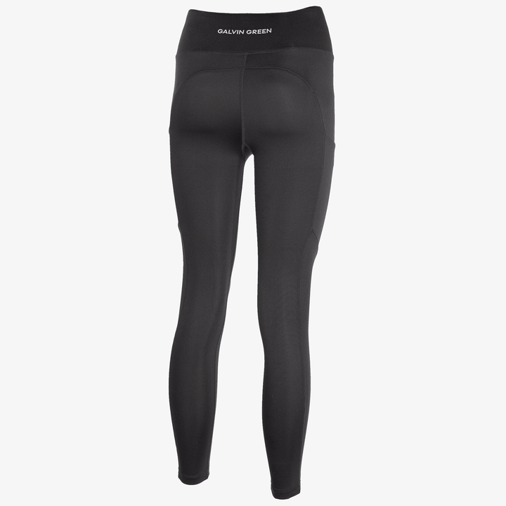 Nicoline is a Breathable and stretchy golf leggings for Women in the color Black(8)