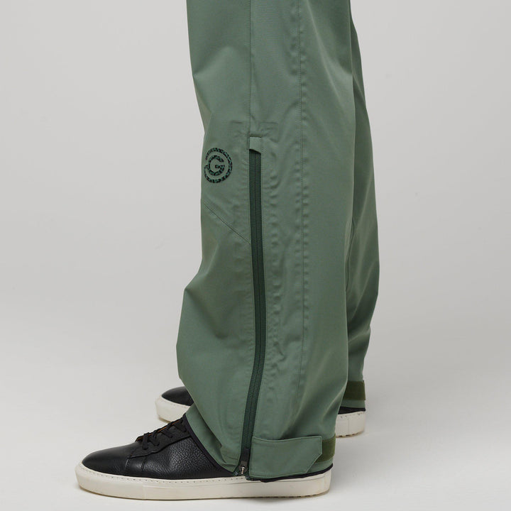 Adrian is a Waterproof golf pants for Men in the color Duck Green(5)