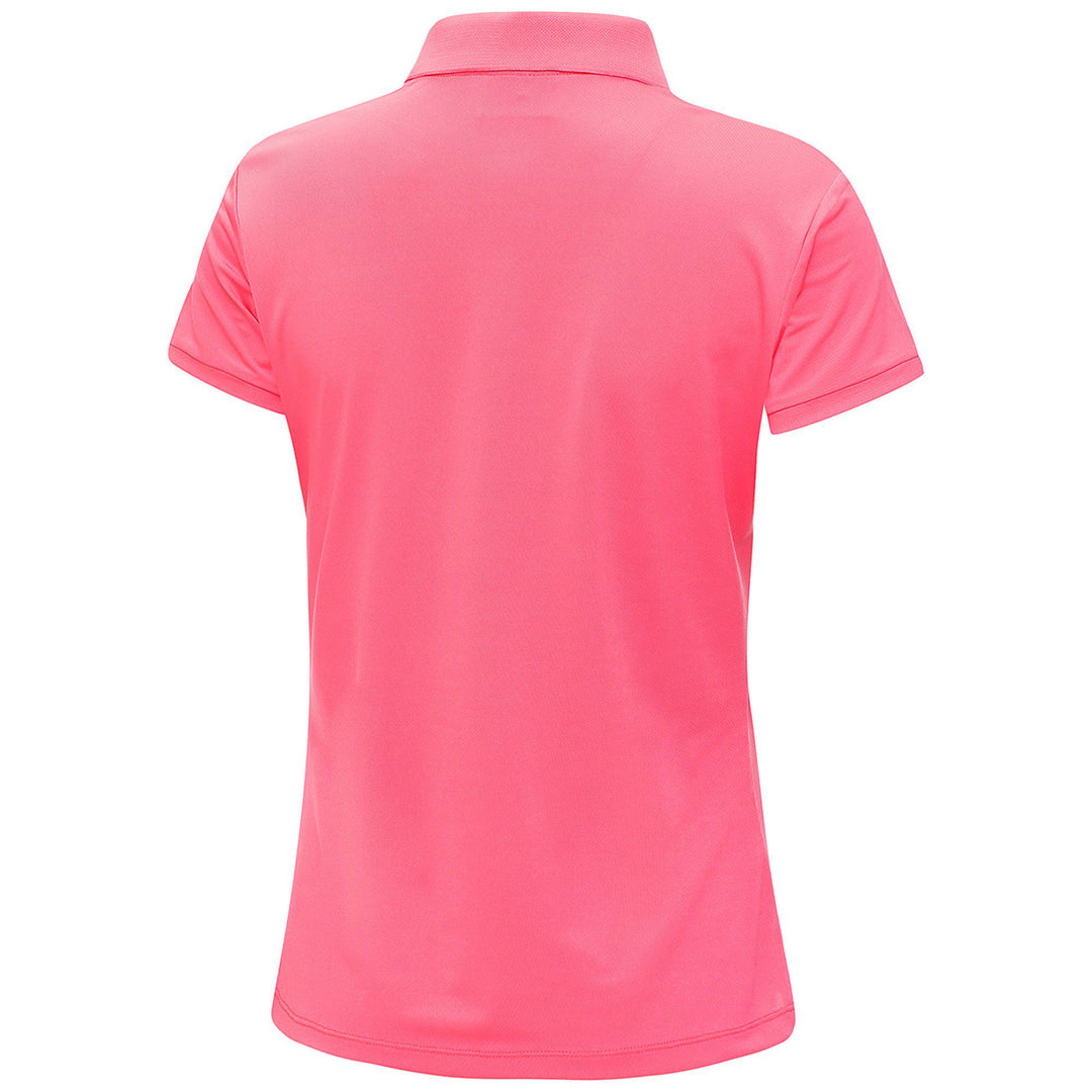 Mireya is a Breathable short sleeve golf shirt for Women in the color Imaginary Pink(1)