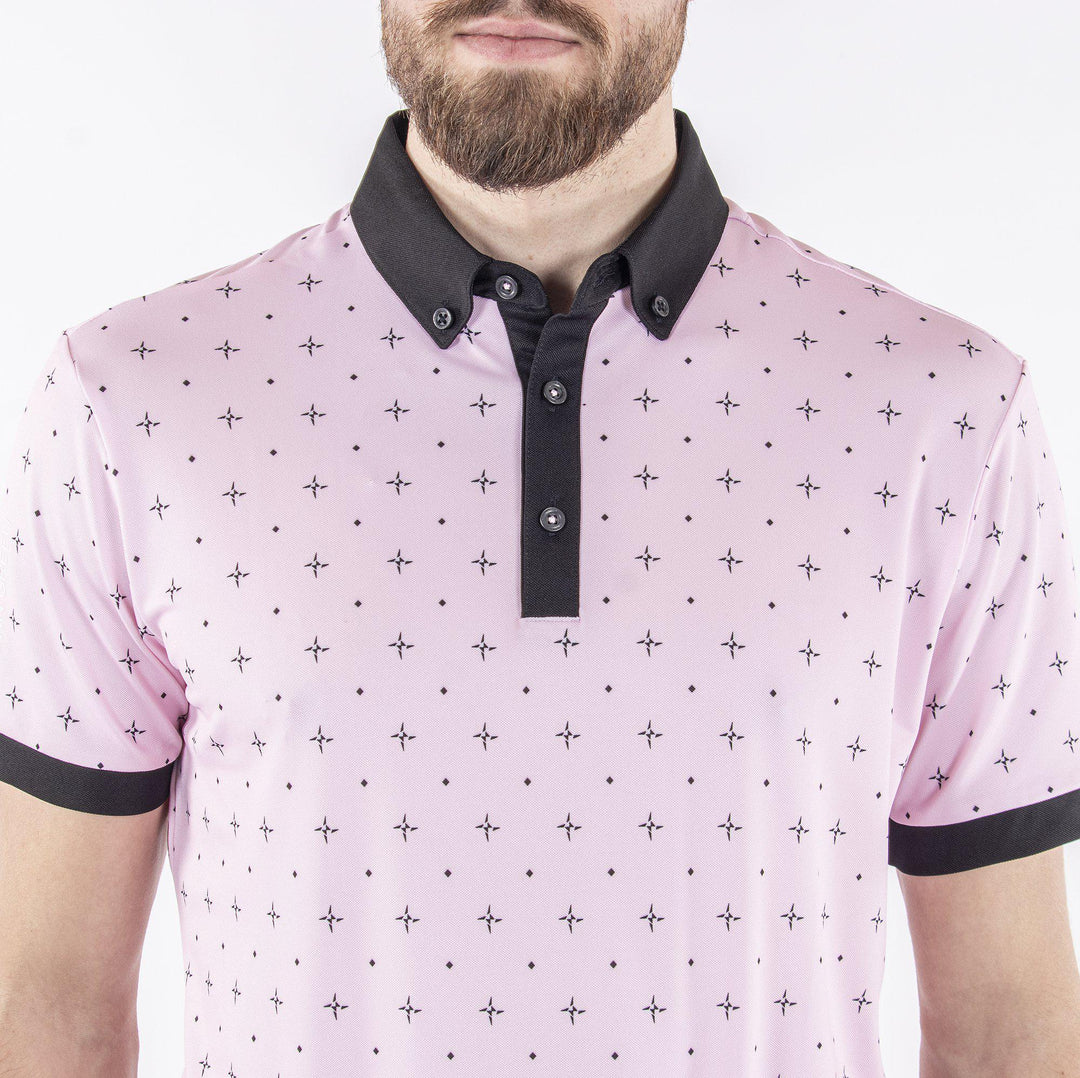 Marlow is a Breathable short sleeve shirt for Men in the color Sugar Coral(4)