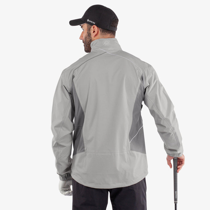 Ames is a Waterproof golf jacket for Men in the color Cool Grey/Sharkskin(6)