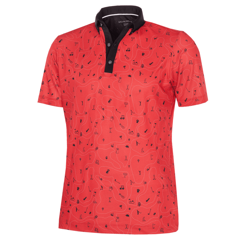 Miro is a Breathable short sleeve shirt for Men in the color Red(0)