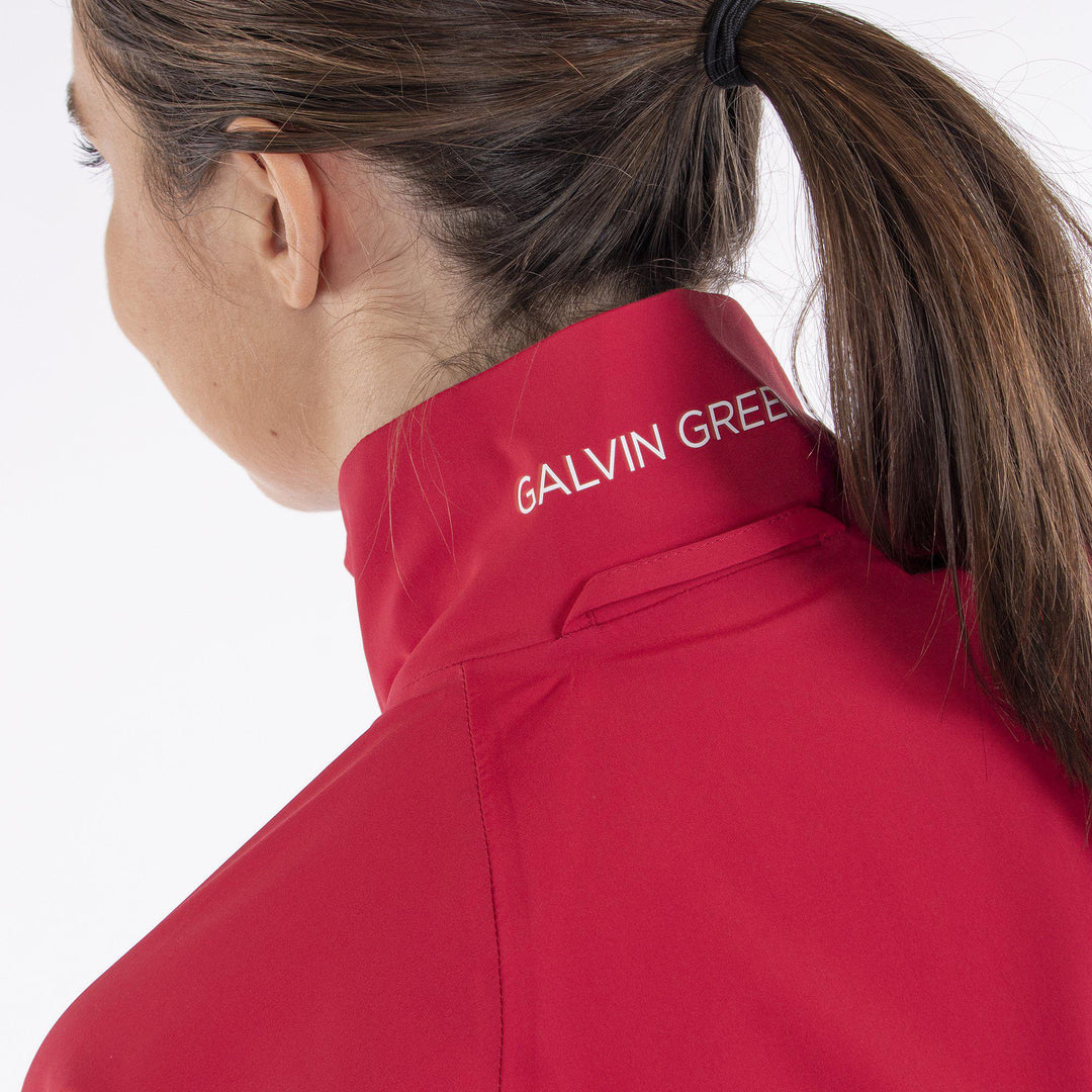 Adele is a Waterproof golf jacket for Women in the color Red(7)