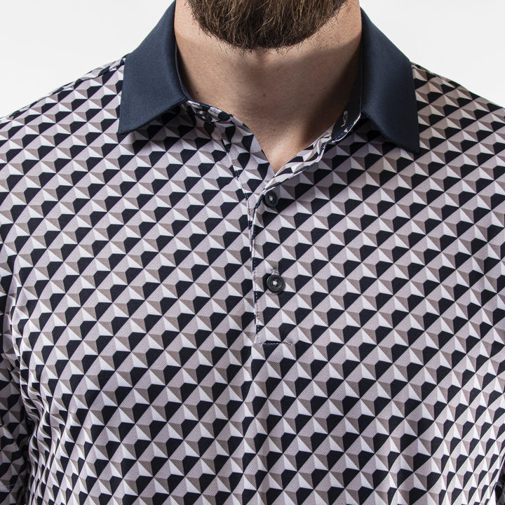 Mercer is a Breathable short sleeve shirt for Men in the color Navy(3)