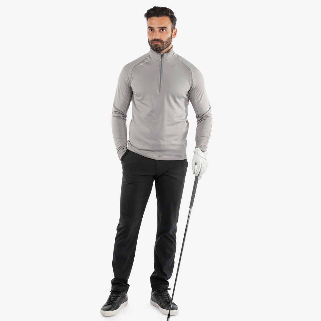 Drake is a Insulating golf mid layer for Men in the color Sharkskin(2)