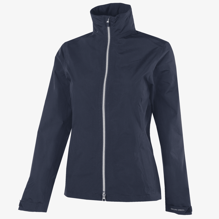 Alice is a Waterproof golf jacket for Women in the color Navy(0)