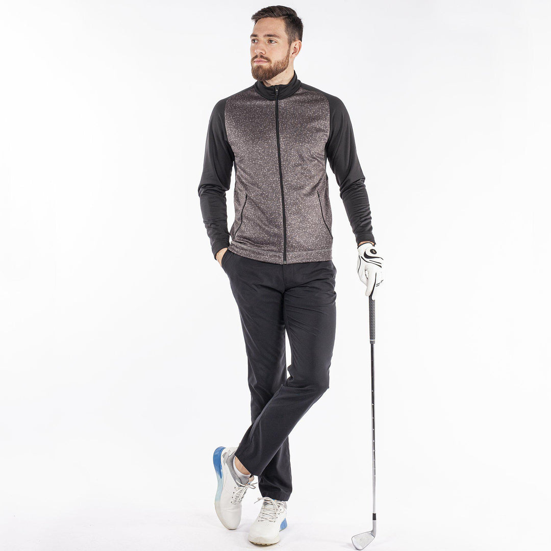 Dane is a Insulating golf mid layer for Men in the color Sharkskin(3)