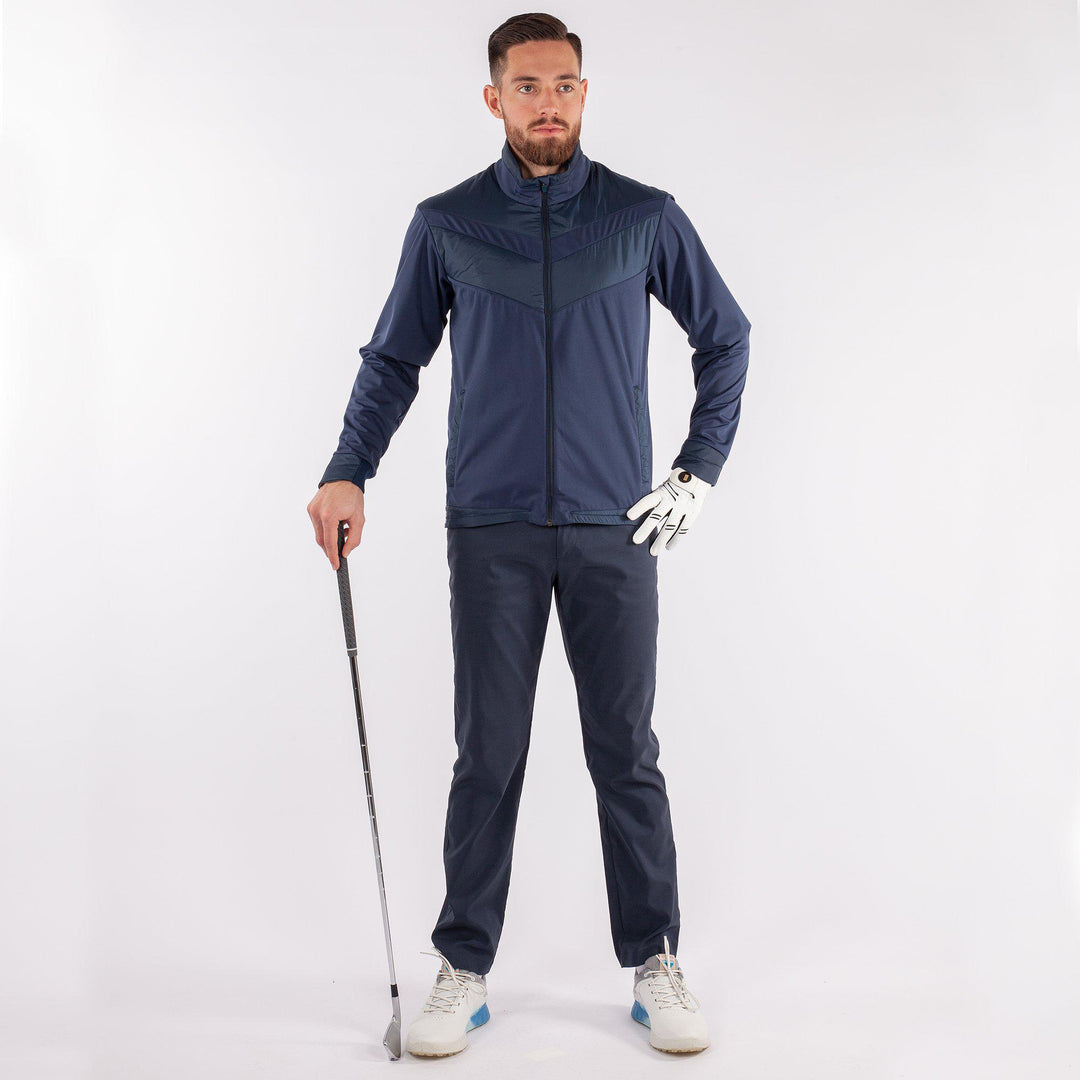 Liam is a Windproof and water repellent golf jacket for Men in the color Navy(5)