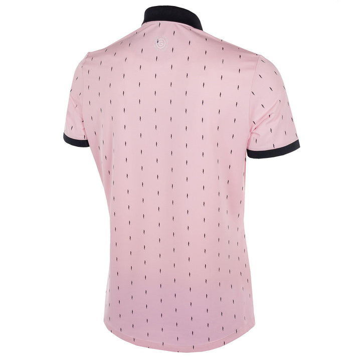 Mayson is a Breathable short sleeve golf shirt for Men in the color Sugar Coral(1)