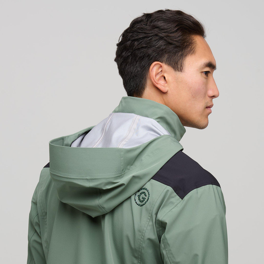 Argus is a Waterproof jacket for Men in the color Duck Green/Black(6)