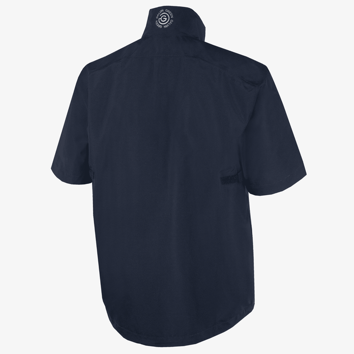 Axl is a Waterproof short sleeve golf jacket for Men in the color Navy/White(7)