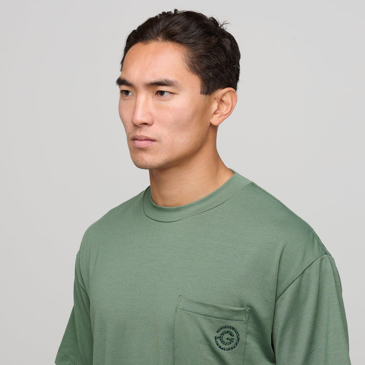 Mason  is a Breathable short sleeve shirt for Men in the color Duck Green(3)