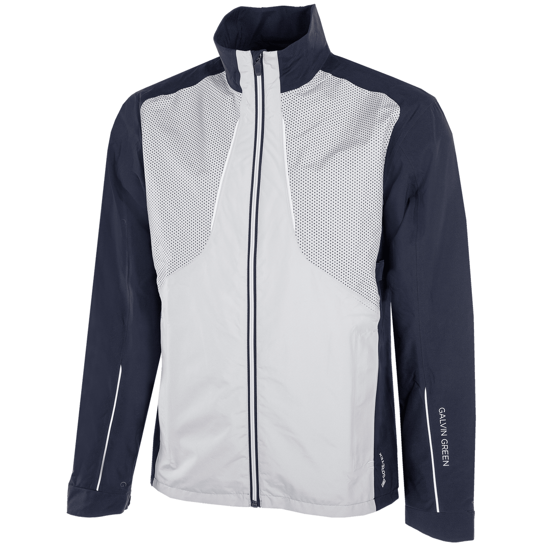 Albert is a Waterproof golf jacket for Men in the color Cool Grey(0)