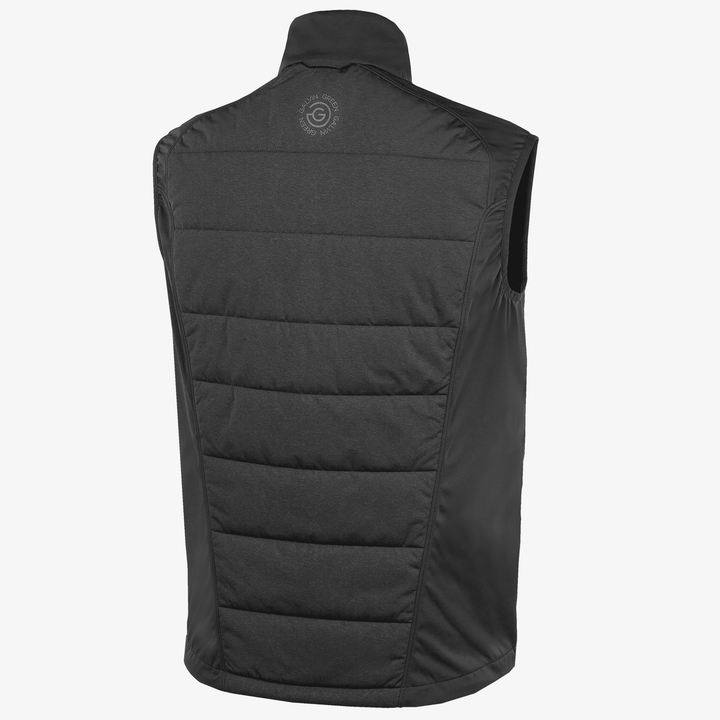 Lauro is a Windproof and water repellent golf vest for Men in the color Black(9)