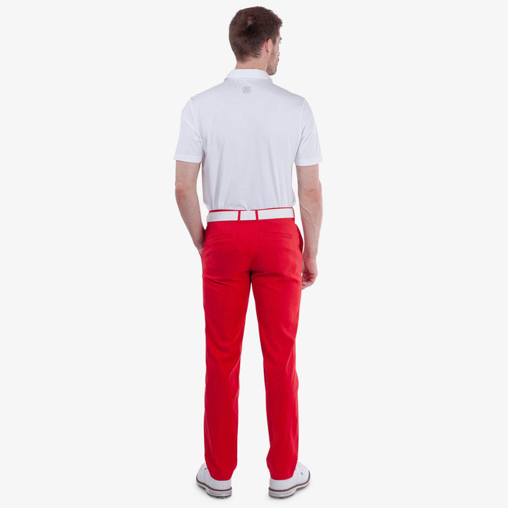 Noah is a Breathable golf pants for Men in the color Red(6)