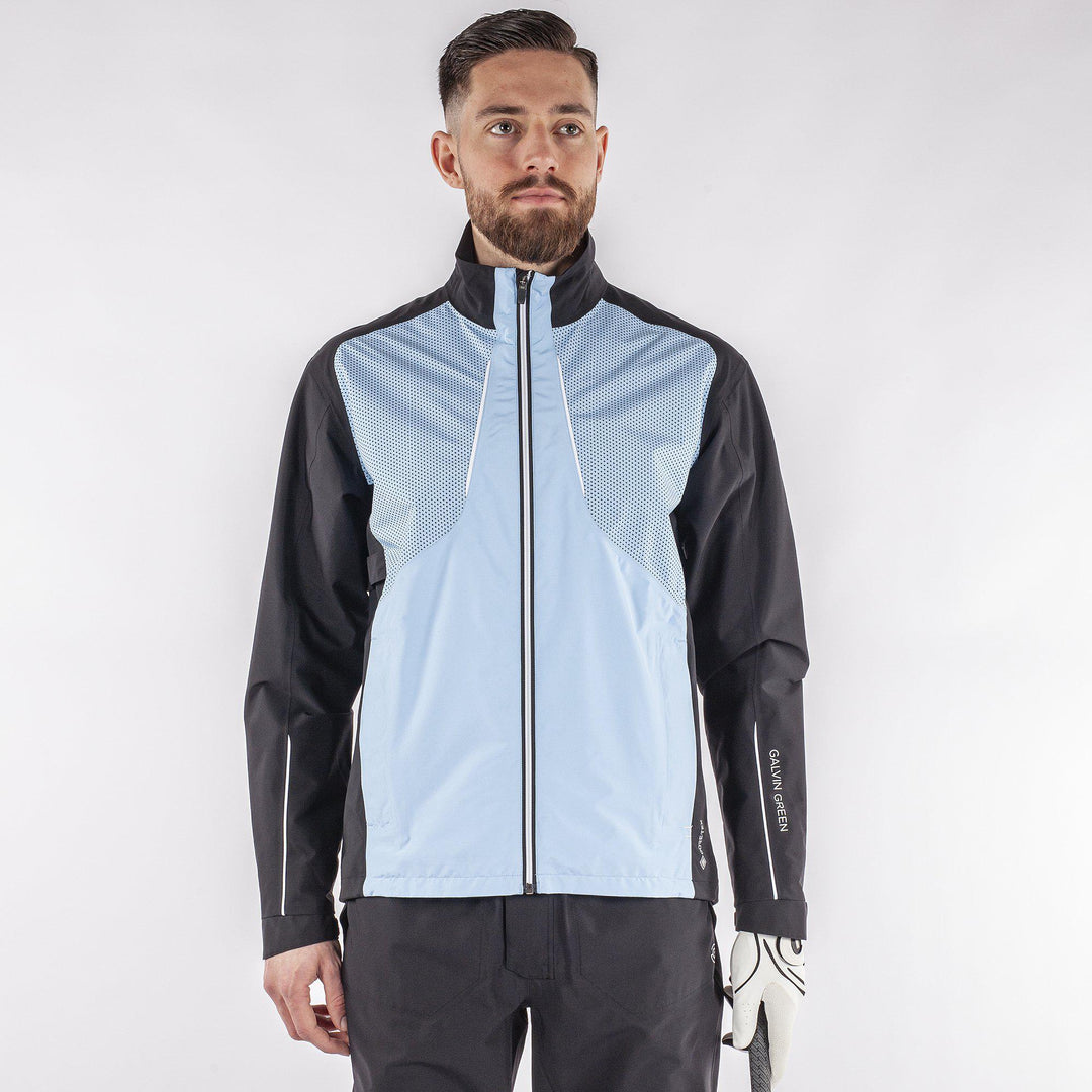 Albert is a Waterproof golf jacket for Men in the color Blue Bell(1)