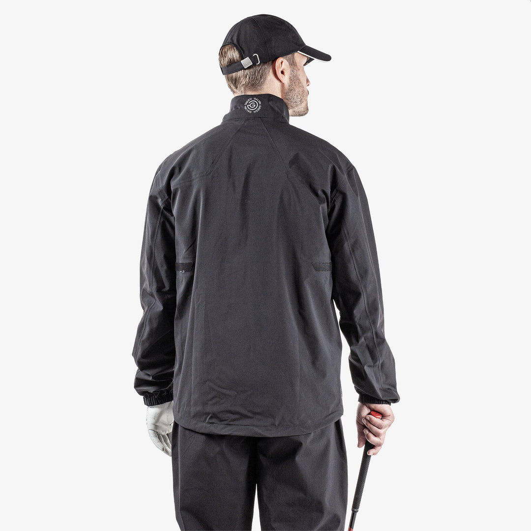 Armstrong is a Waterproof golf jacket for Men in the color Black/Sharkskin/Cool Grey(6)