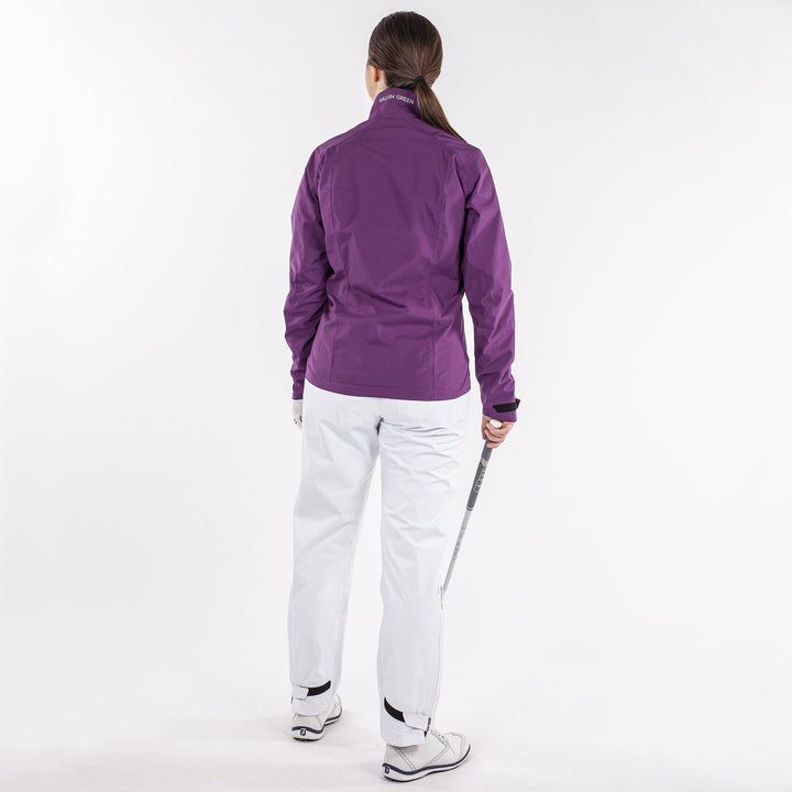 Arissa is a Waterproof golf jacket for Women in the color Imaginary Pink(8)