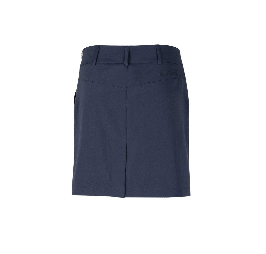 Nour is a Breathable golf skirt with inner shorts for Women in the color Navy(2)