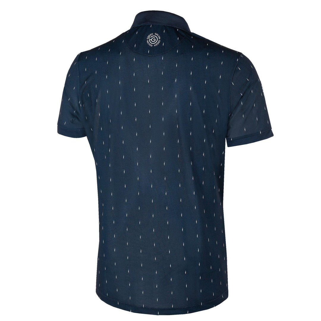 Mayson is a Breathable short sleeve golf shirt for Men in the color Navy(8)