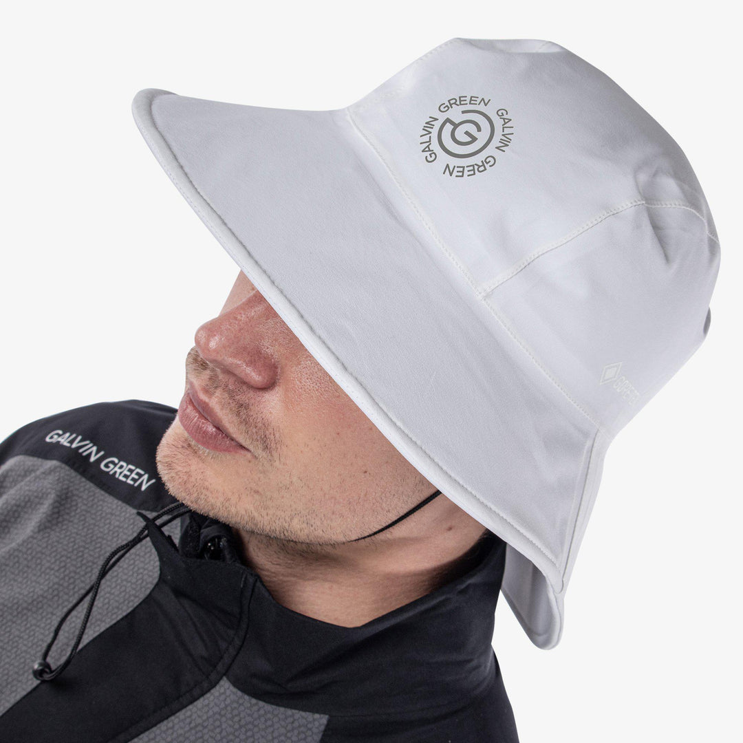 Art is a Waterproof golf hat in the color White(2)