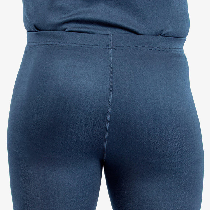 Elof is a Thermal base layer golf leggings for Men in the color Navy/Blue Bell(8)