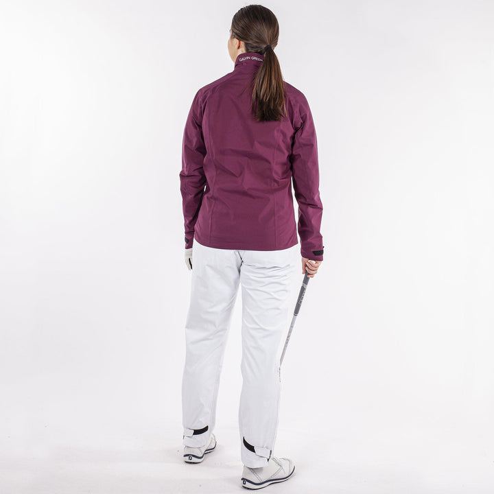 Arissa is a Waterproof golf jacket for Women in the color Sporty Red(8)