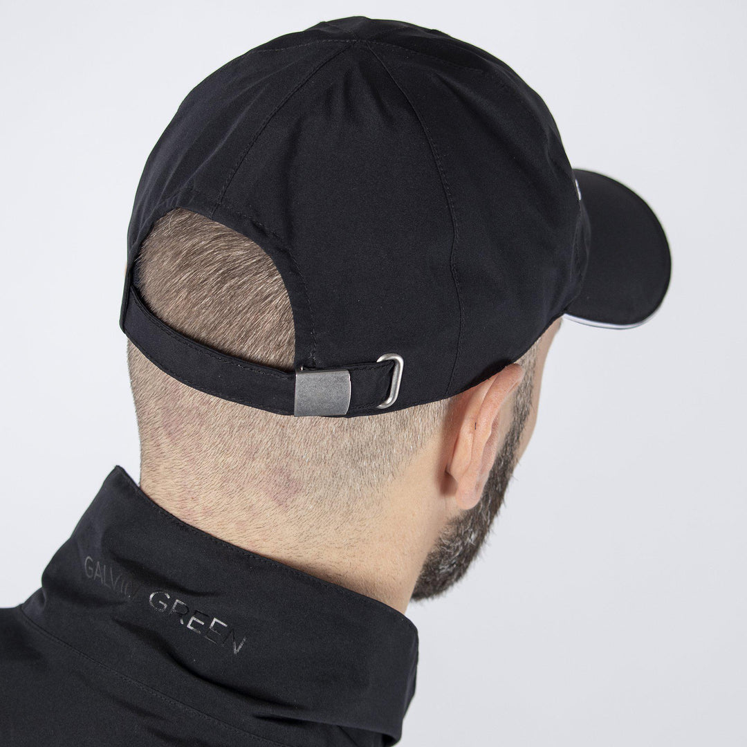 Axiom is a Waterproof golf cap in the color Black(4)