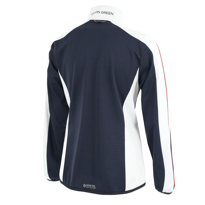 Leslie is a Windproof and water repellent golf jacket for Women in the color Fantastic Blue(2)