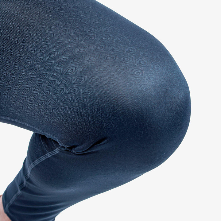 Elof is a Thermal base layer golf leggings for Men in the color Navy/Blue Bell(4)