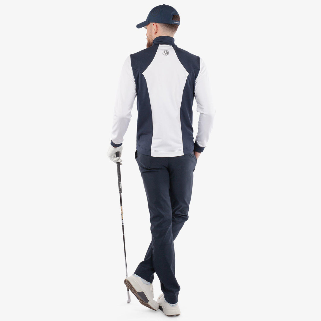 Dylan is a Insulating golf mid layer for Men in the color Navy/Red/White(8)