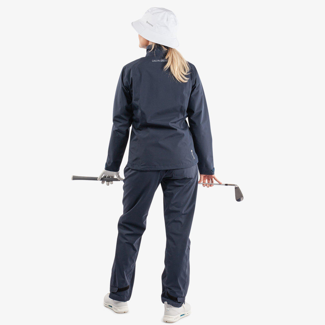 Alice is a Waterproof golf jacket for Women in the color Navy(8)