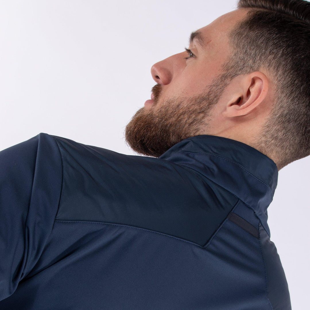 Liam is a Windproof and water repellent golf jacket for Men in the color Navy(7)