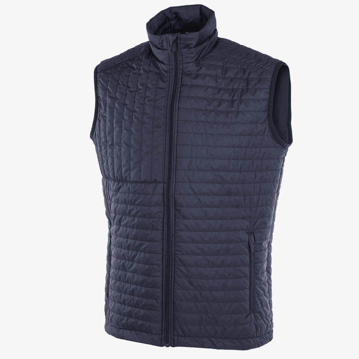 Leroy is a Windproof and water repellent golf vest for Men in the color Navy(0)