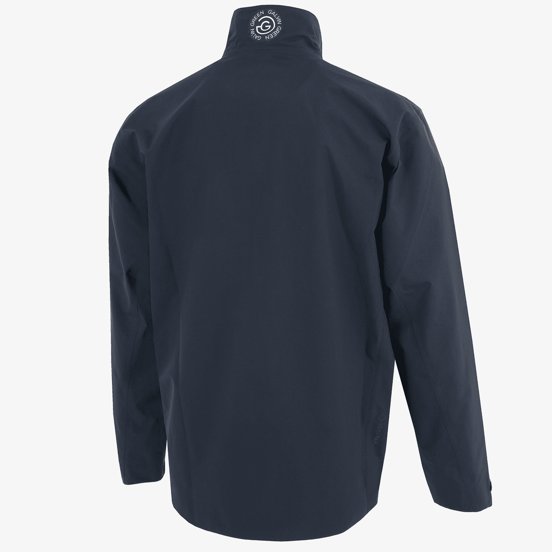 Arvin is a Waterproof golf jacket for Men in the color Navy/White(7)