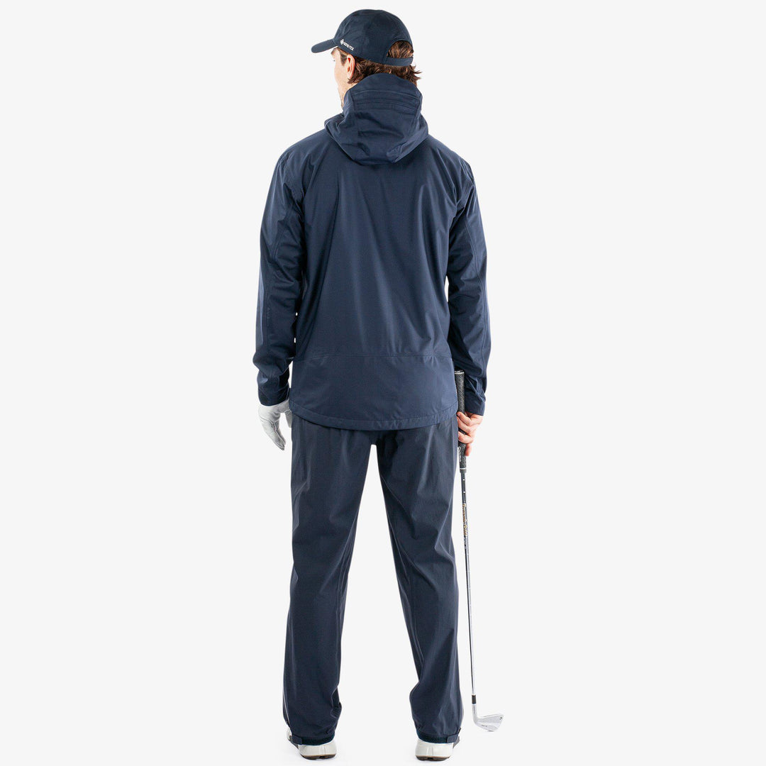 Amos is a Waterproof golf jacket for Men in the color Navy(11)