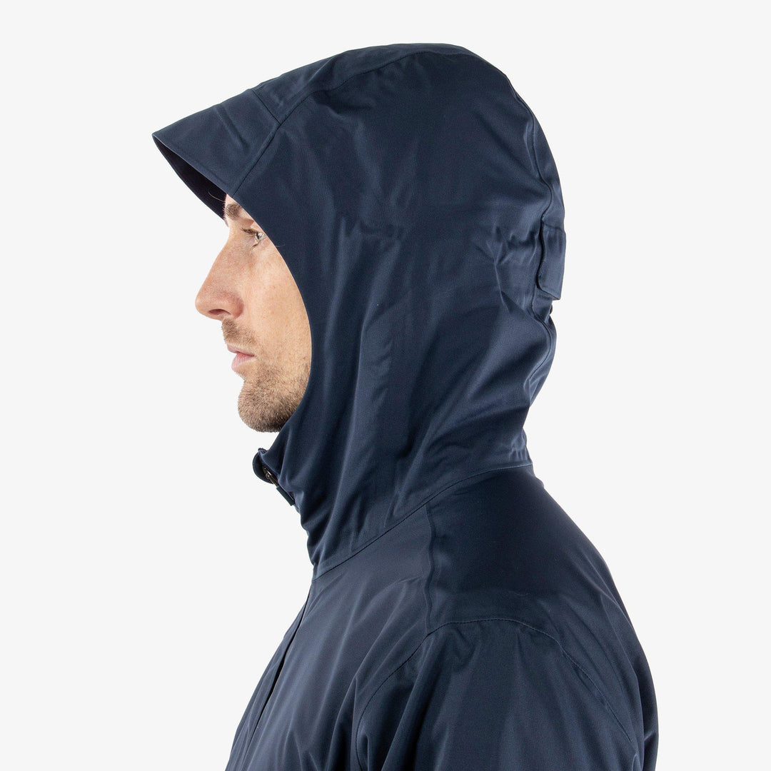 Amos is a Waterproof golf jacket for Men in the color Navy(7)