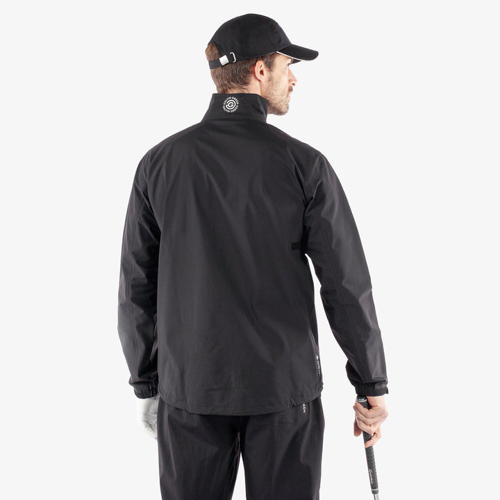 Apollo  is a Waterproof golf jacket for Men in the color Black/Red(5)